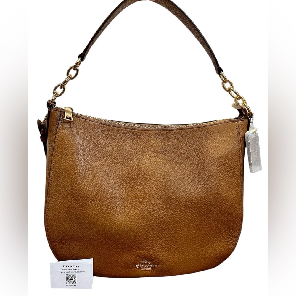Coach Brown Leather Hobo Bag